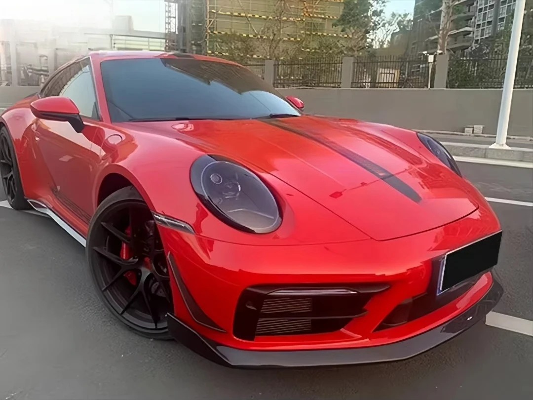 OC Style Carbon Fiber Front Bumper Lip for 911 992 Body Kit Front Spoiler Modification Carbon Fiber Auto Parts